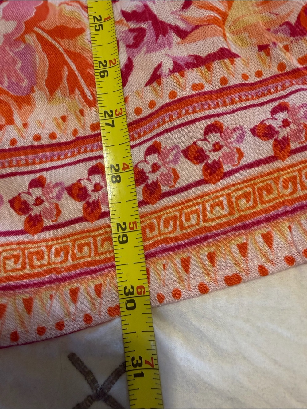 Angie Pink Orange Floral Smocked Mini Sundress NWT - Picture 9 of 14